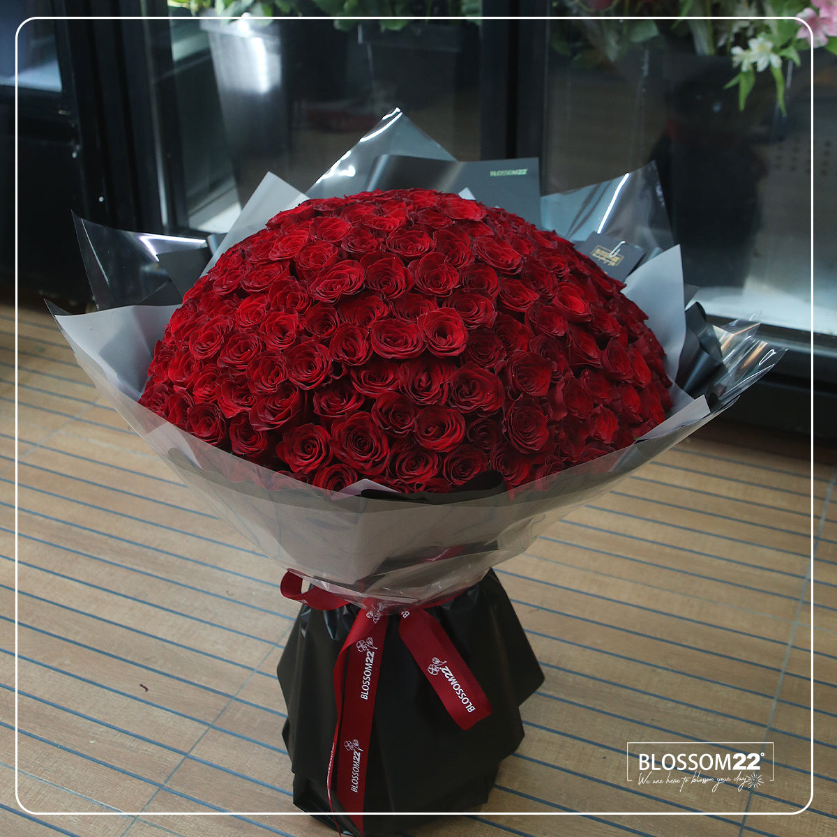 199枝 紅玫瑰求婚花束|199 Red Roses Bouquet