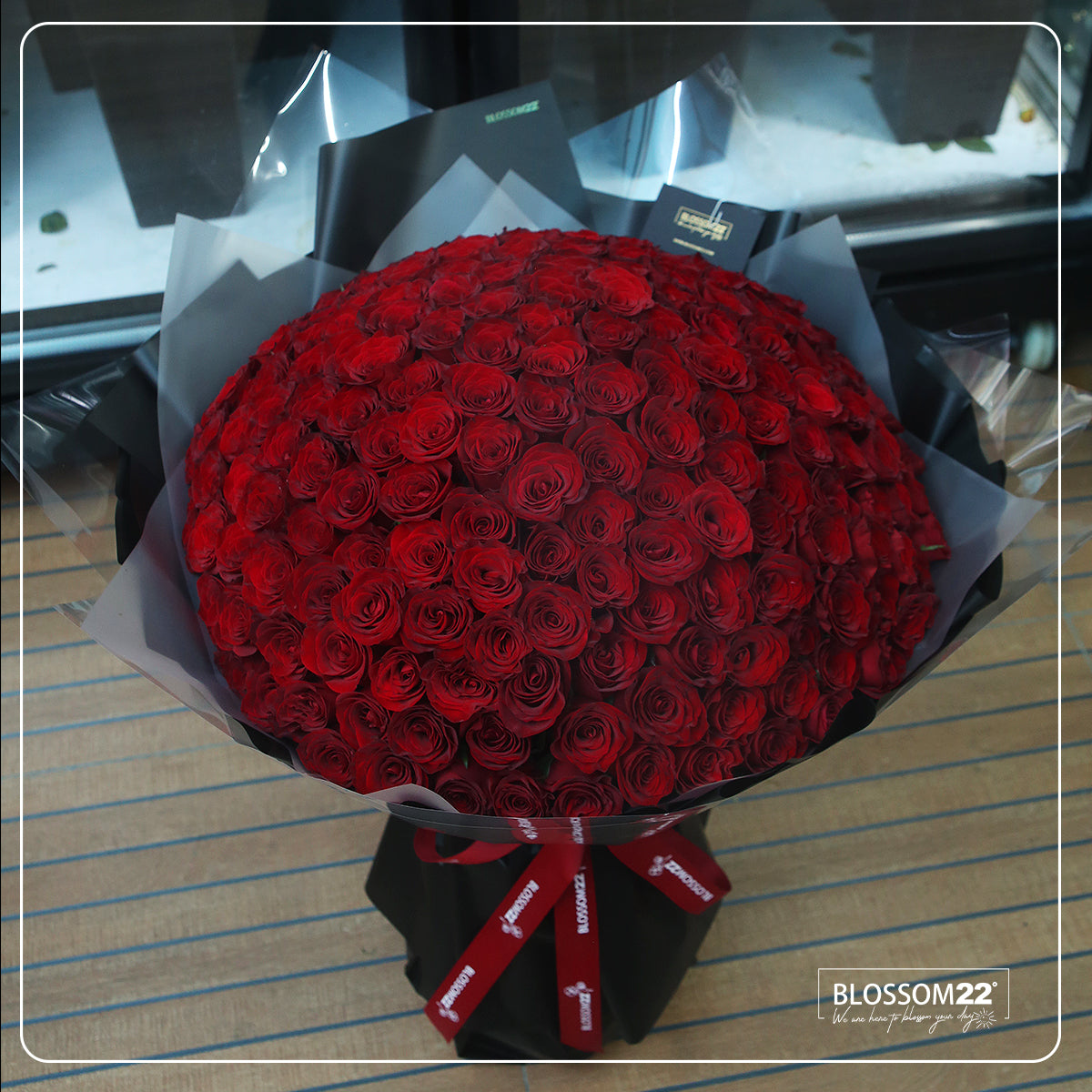 199枝 紅玫瑰求婚花束|199 Red Roses Bouquet