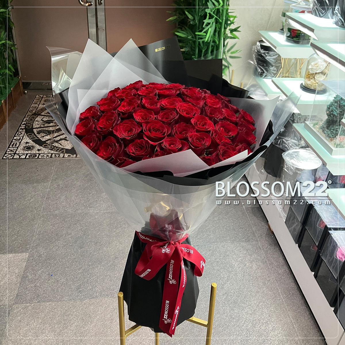 52枝 紅玫瑰求婚花束|52 Red Roses Signature Bouquet
