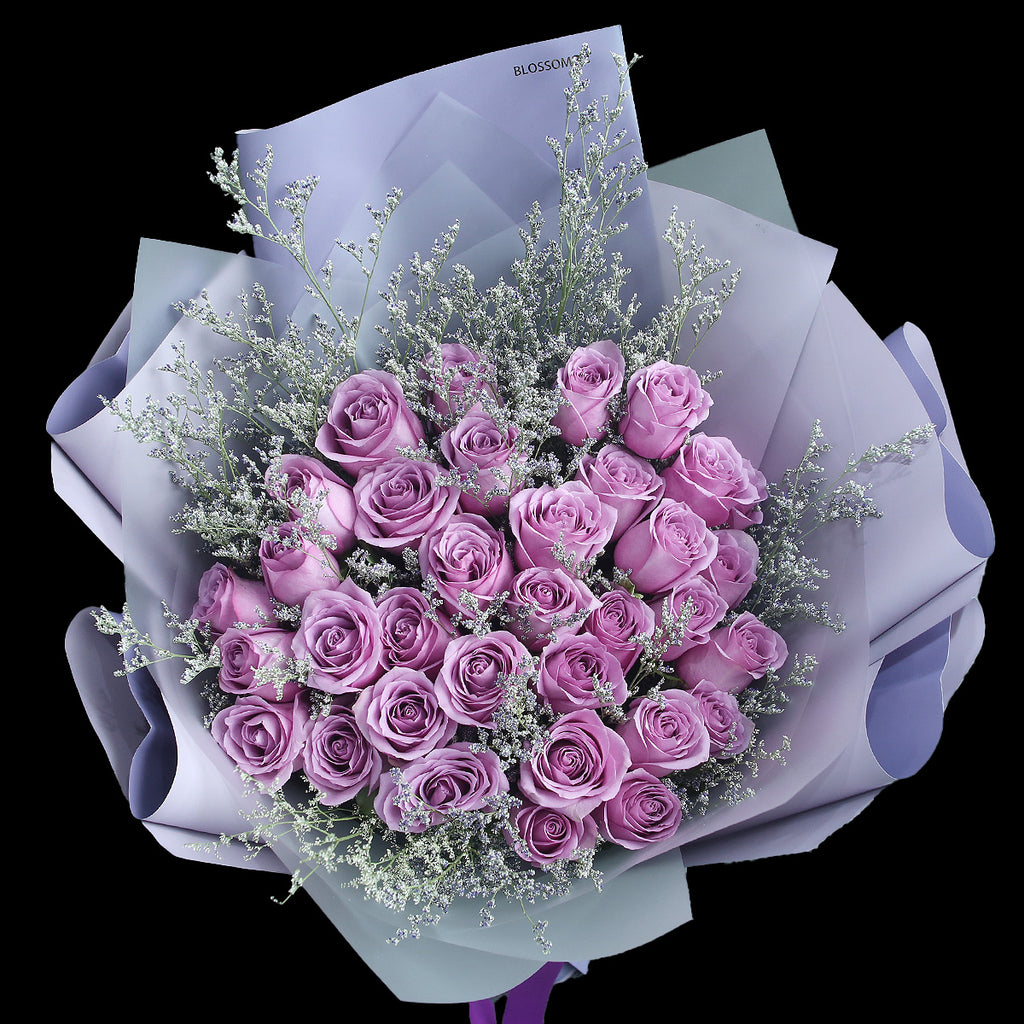 33枝 紫玫瑰花束｜33 Purple Roses Bouquet