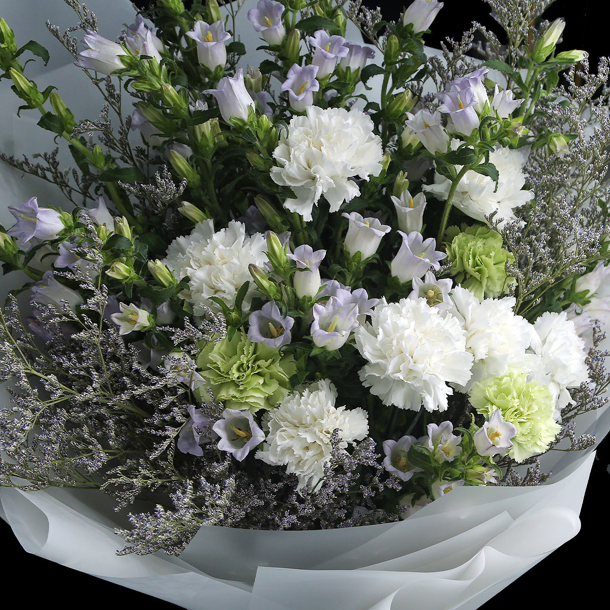 混色康乃馨風鈴花束|Mixed Carnation Bell Flower Bouquet