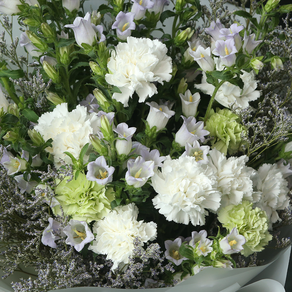 混色康乃馨風鈴花束|Mixed Carnation Bell Flower Bouquet