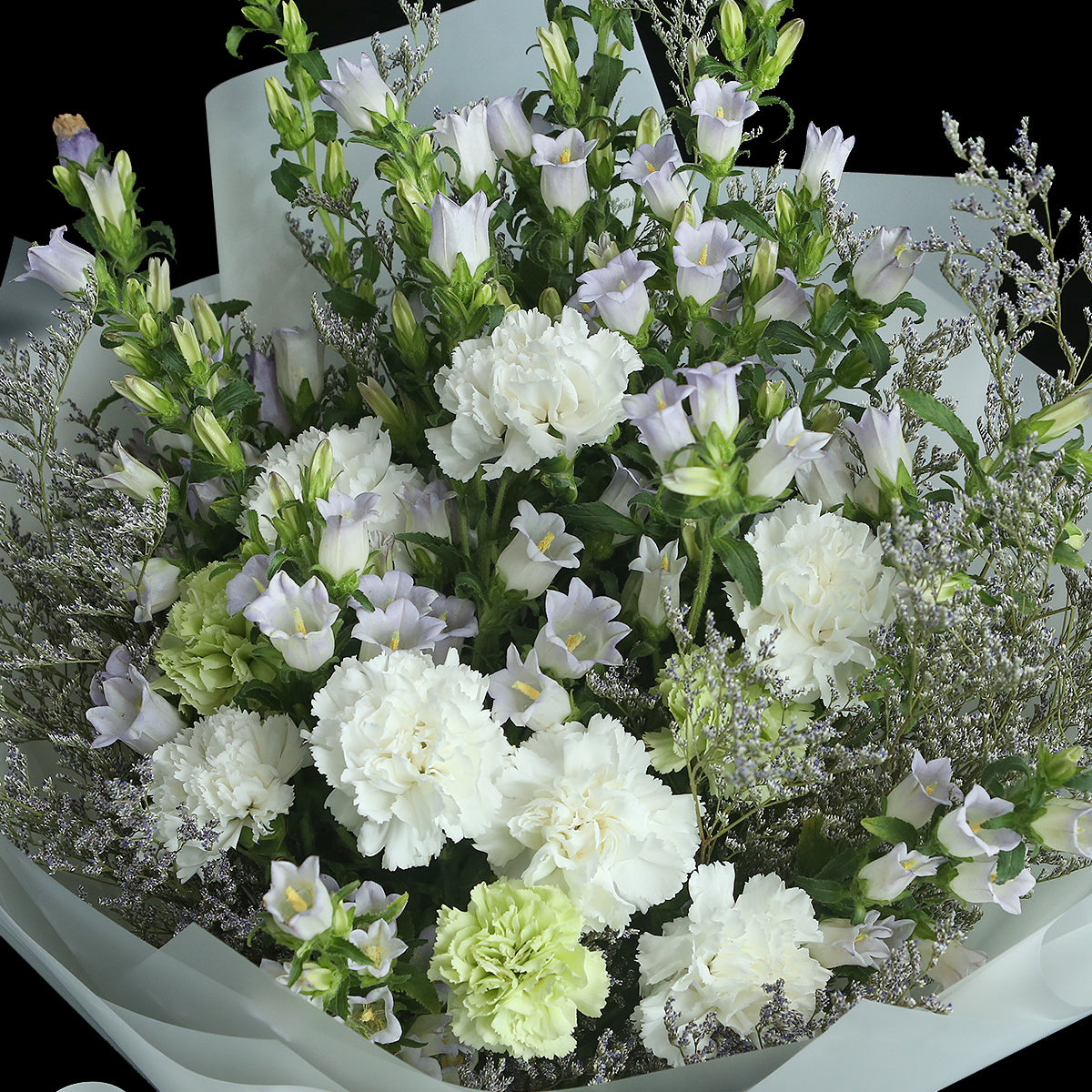 混色康乃馨風鈴花束|Mixed Carnation Bell Flower Bouquet