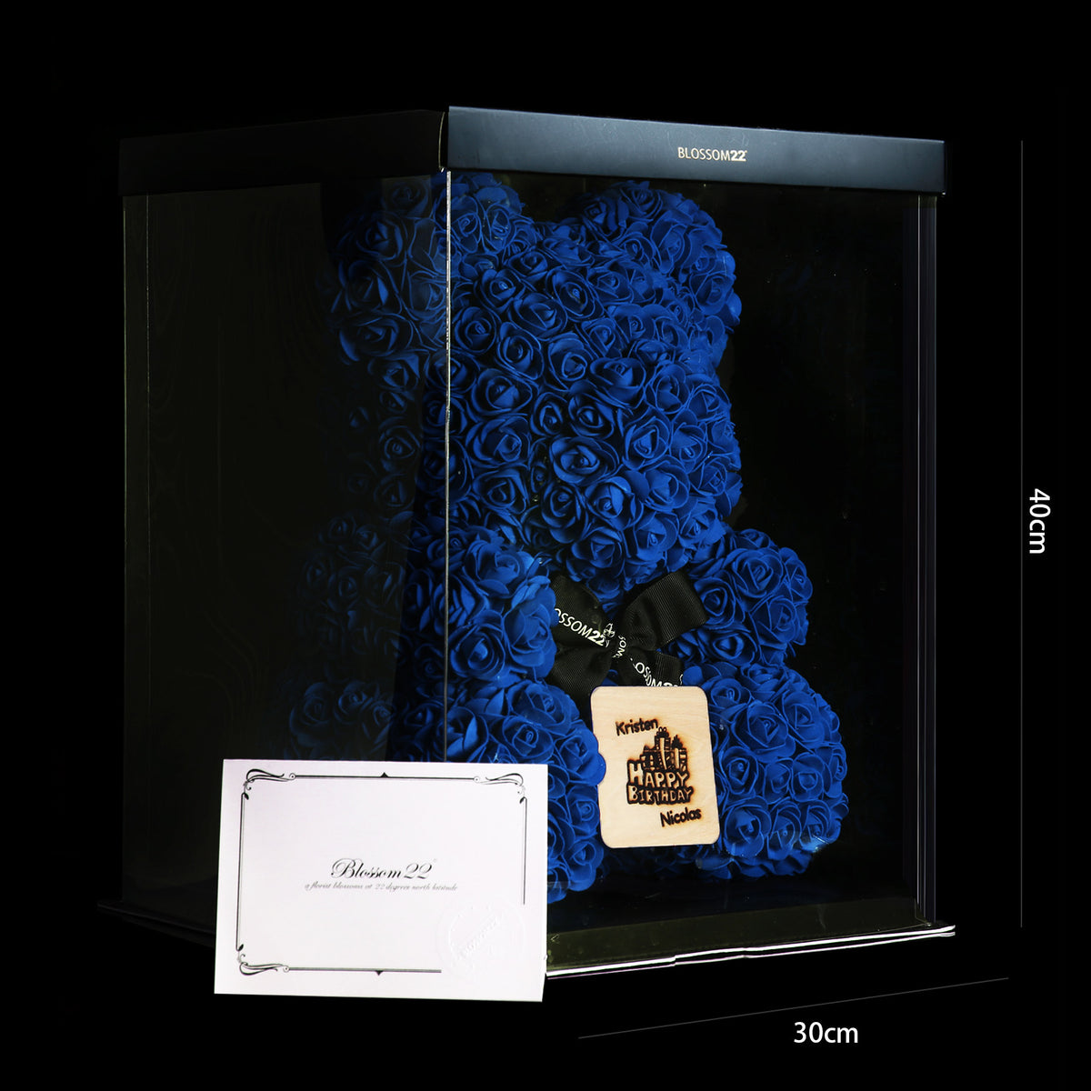 藍色玫瑰熊|Blue Rose Bear Other Products Blossom22hk