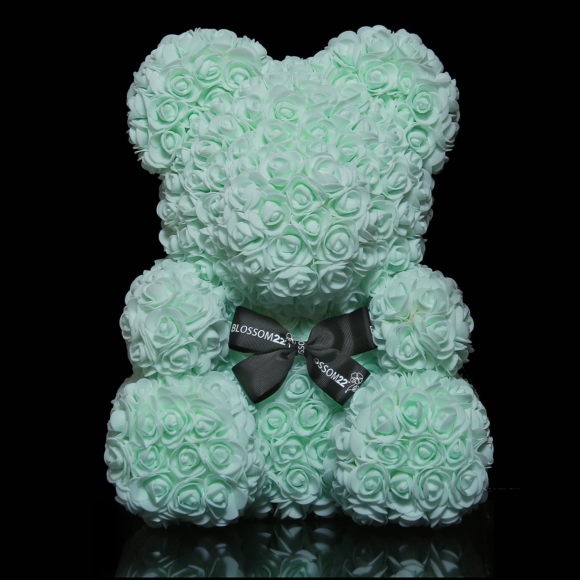 蘋果綠灰玫瑰熊|Apple Green Rose Bear Other Products Blossom22hk