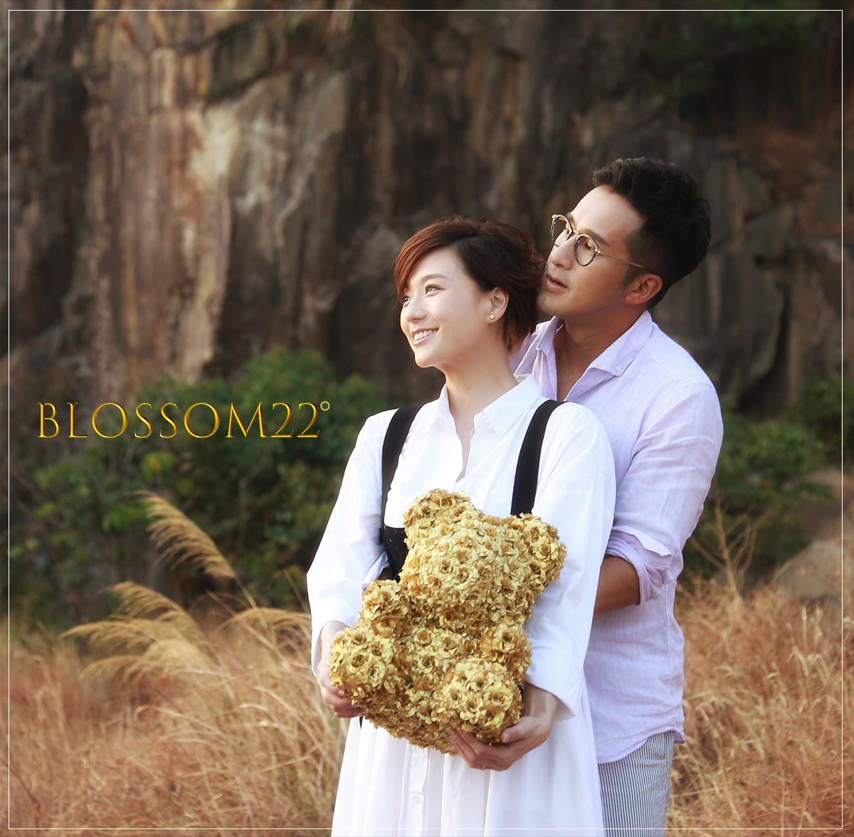 天藍色玫瑰熊|Sky Blue Rose Bear Other Products Blossom22hk