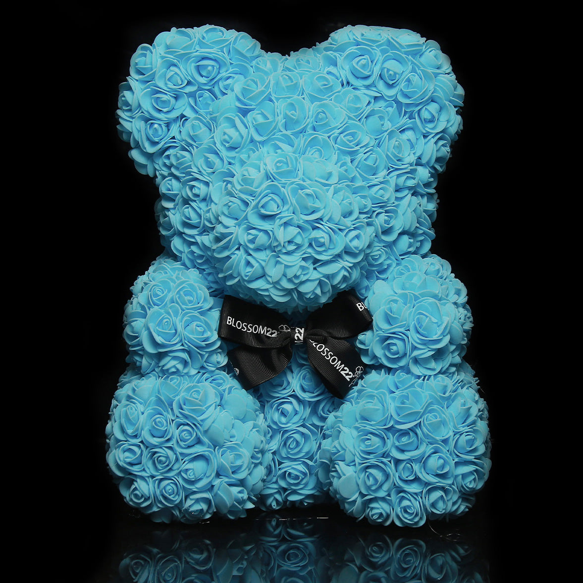 天藍色玫瑰熊|Sky Blue Rose Bear Other Products Blossom22hk