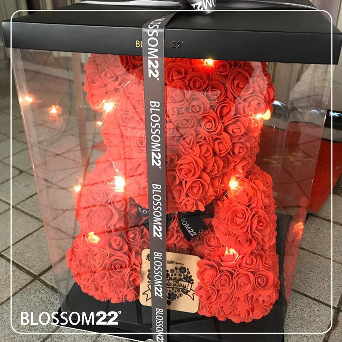 紅色玫瑰熊| Red Rose Bear Other Products Blossom22hk