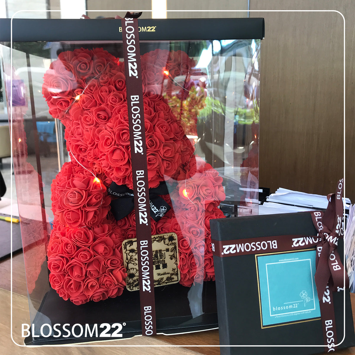 紅色玫瑰熊| Red Rose Bear Other Products Blossom22hk