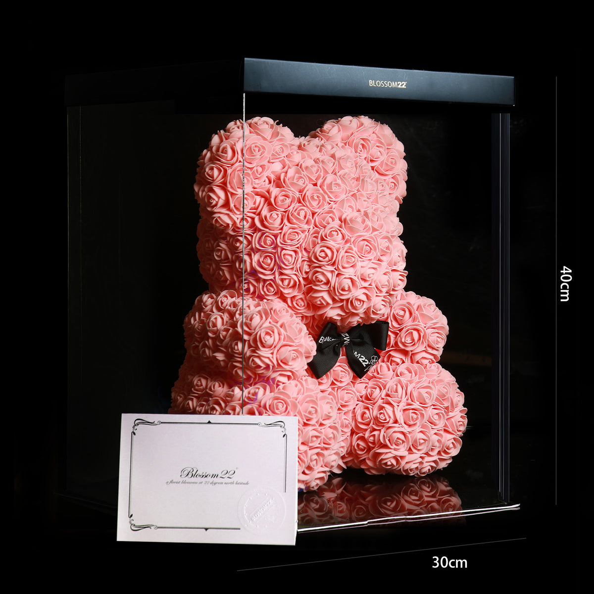 桃色玫瑰熊|Peach Rose Bear Other Products Blossom22hk