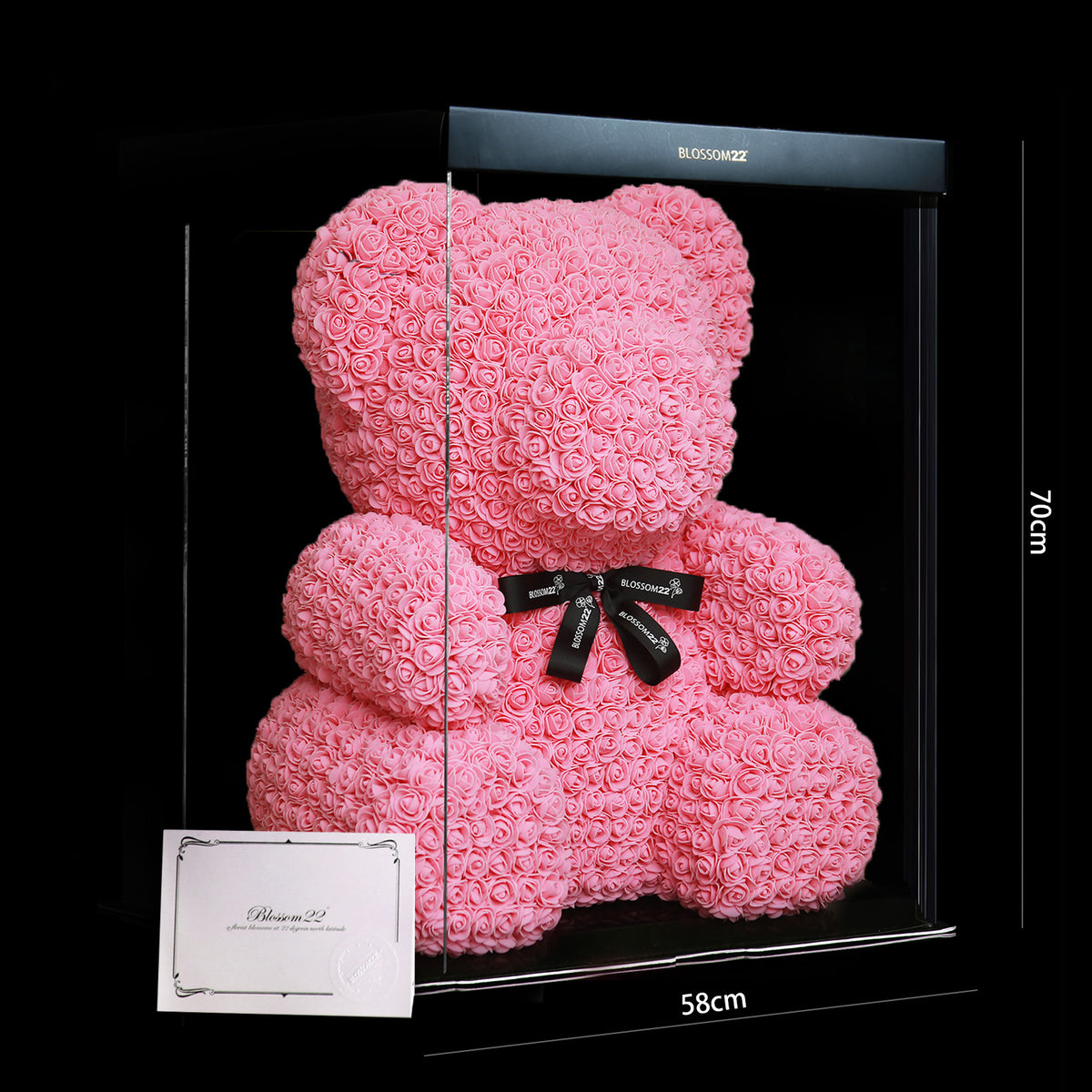 粉色巨型玫瑰熊|XXL Pink Rose Bear Other Products Blossom22hk
