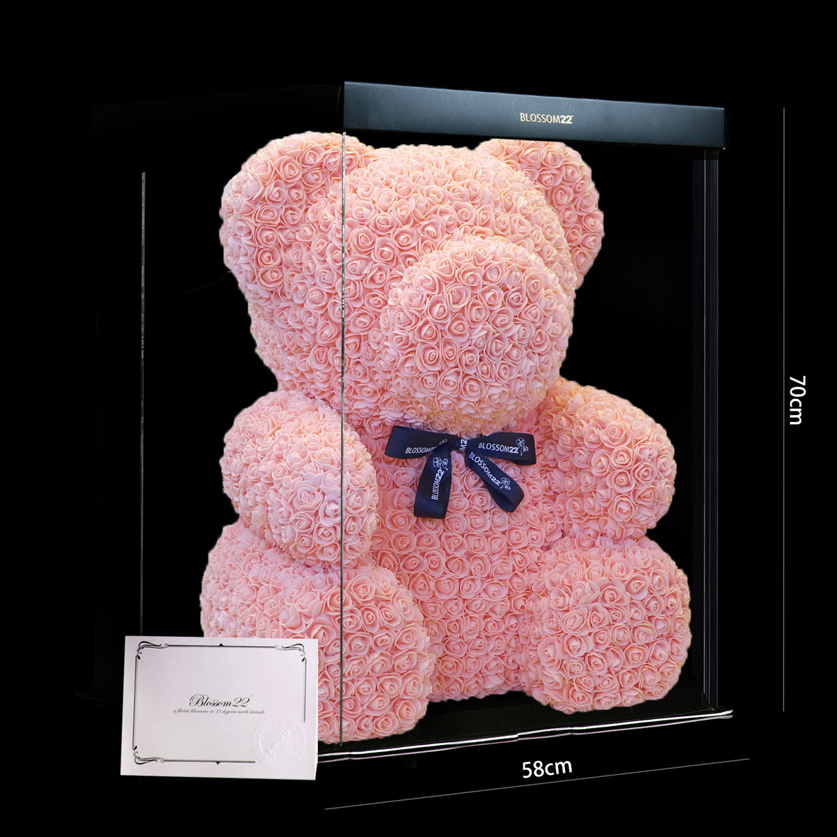 桃色巨型玫瑰熊|XXL Peach Rose Bear Other Products Blossom22hk