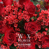 12枝 紅玫瑰蠟梅鮮花束｜12 Red Roses Wax Flower Bouquet