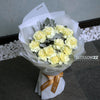 12枝 黃色康乃馨鮮花束｜12 Yellow Carnation Bouquet
