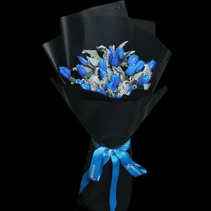 19枝 藍色鬱金香花束 ｜19  Blue Tulips Bouquet