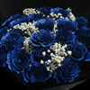 19枝 貴族藍玫瑰花束｜19 Navy Blue Dyeing Rose bouquet fresh bouquet 鮮花束 BLOSSOM22