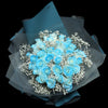 33枝 冰藍玫瑰花束｜33 Ice Blue Dyeing Roses Bouquet