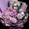 33枝 紫玫瑰及繡球花束｜33 Purple Roses & Hydrangea Bouquet（情人節花束)