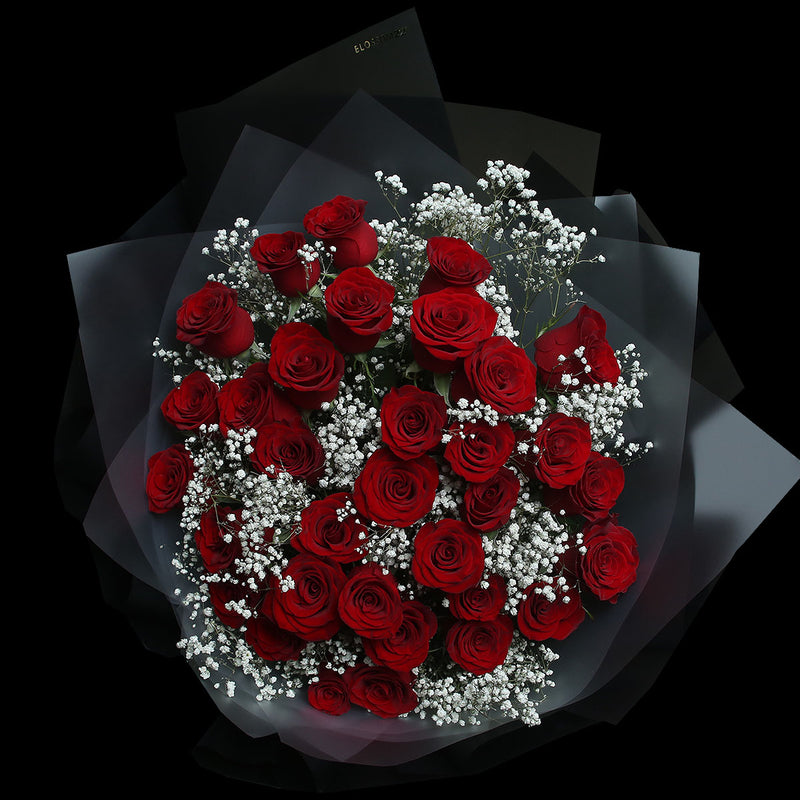 33枝 紅玫瑰花束｜33 Red Roses Bouquet