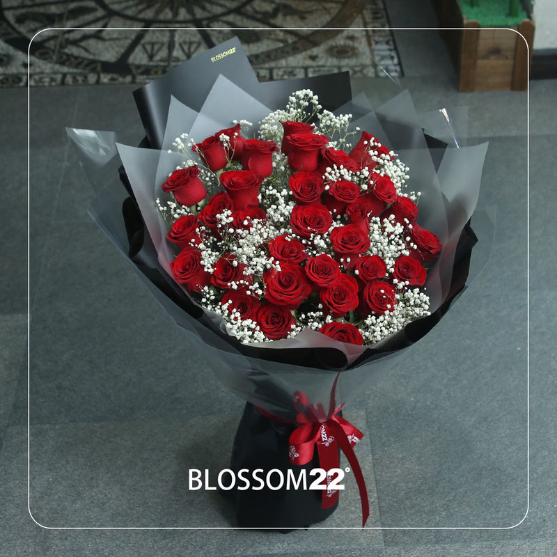 33枝 紅玫瑰花束｜33 Red Roses Bouquet