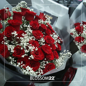 33枝 紅玫瑰花束｜33 Red Roses Bouquet
