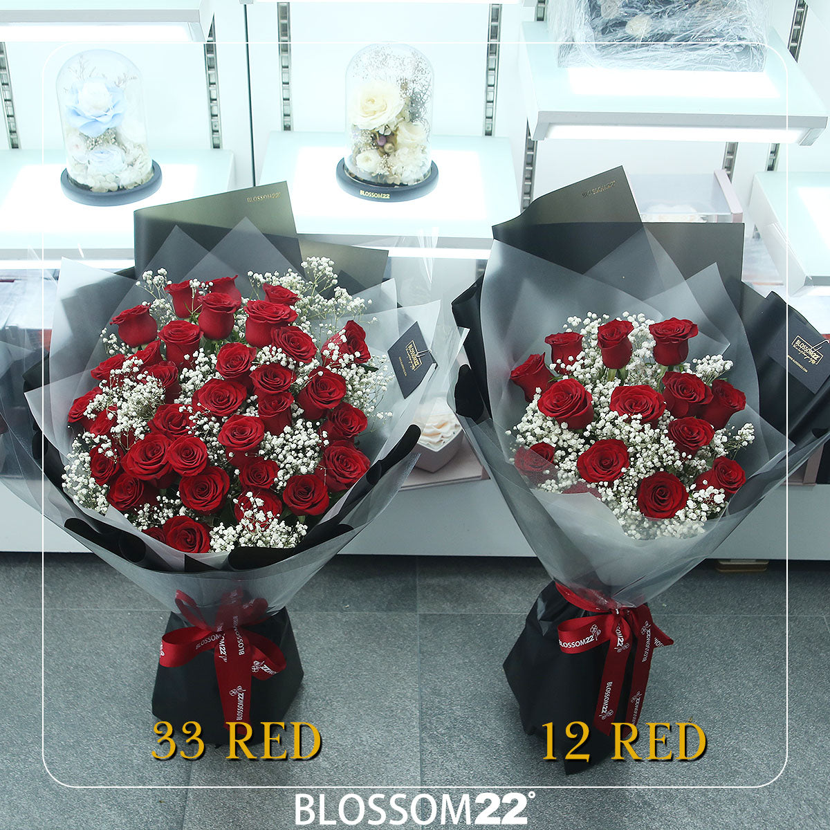 33枝 紅玫瑰花束｜33 Red Roses Bouquet