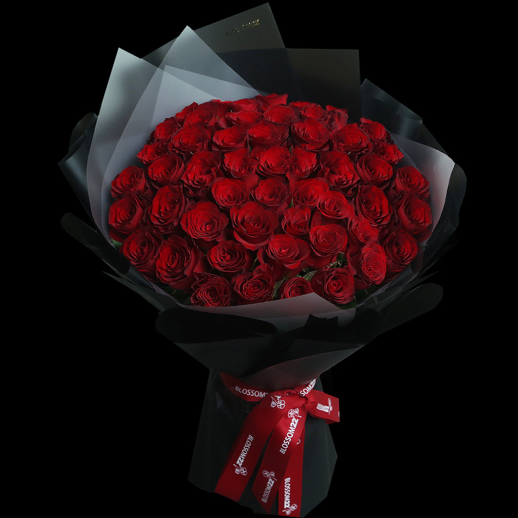 52枝 紅玫瑰求婚花束｜52 Red Roses Signature Bouquet