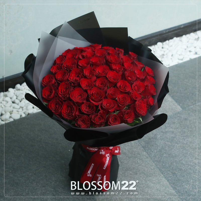 52枝 紅玫瑰求婚花束｜52 Red Roses Signature Bouquet (520花束)