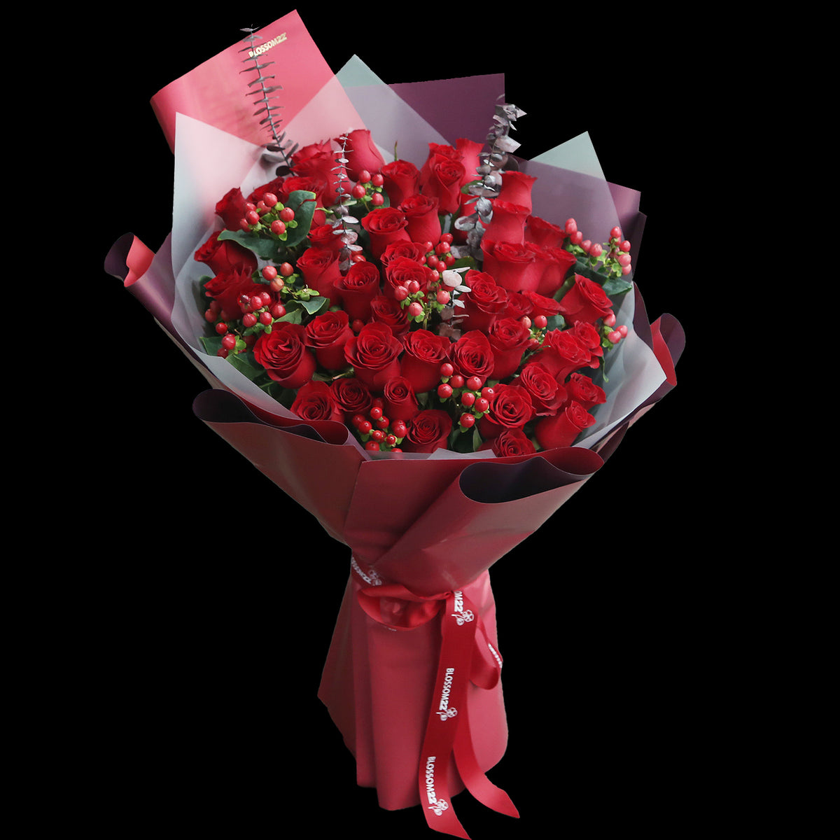 52枝 紅玫瑰豪華版求婚花束｜52 Red Roses Luxary Wrap Bouquet (52Red+)