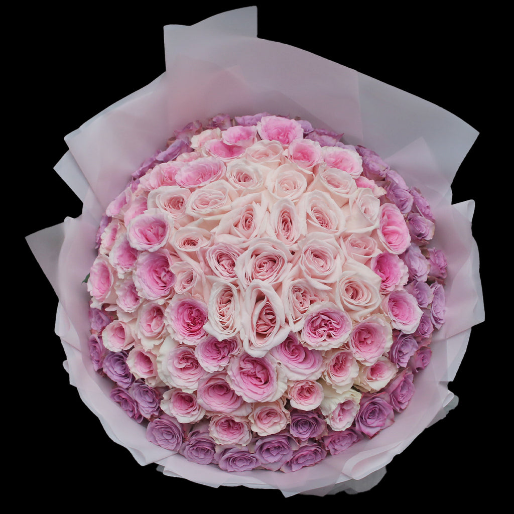 99枝 糖果混色玫瑰求婚花束｜99 Candy Mixed Roses Bouquet (情人節花束）