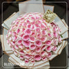 99枝 粉芯奧斯汀玫瑰花束｜99 Pink Austin Rose Bouquet｜情人節花 fresh bouquet 鮮花束 Blossom22°