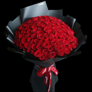99枝 紅玫瑰花束  99 Red Roses Bouquet（情人節花束）