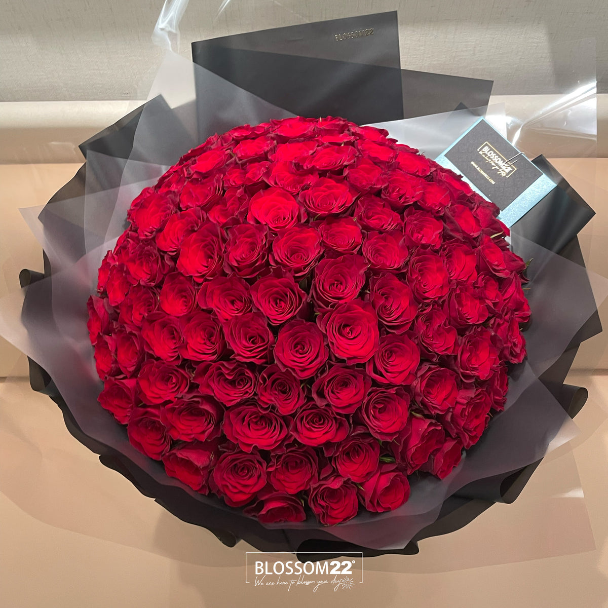 99枝 紅玫瑰求婚花束  99 Red Roses Bouquet｜求婚花束