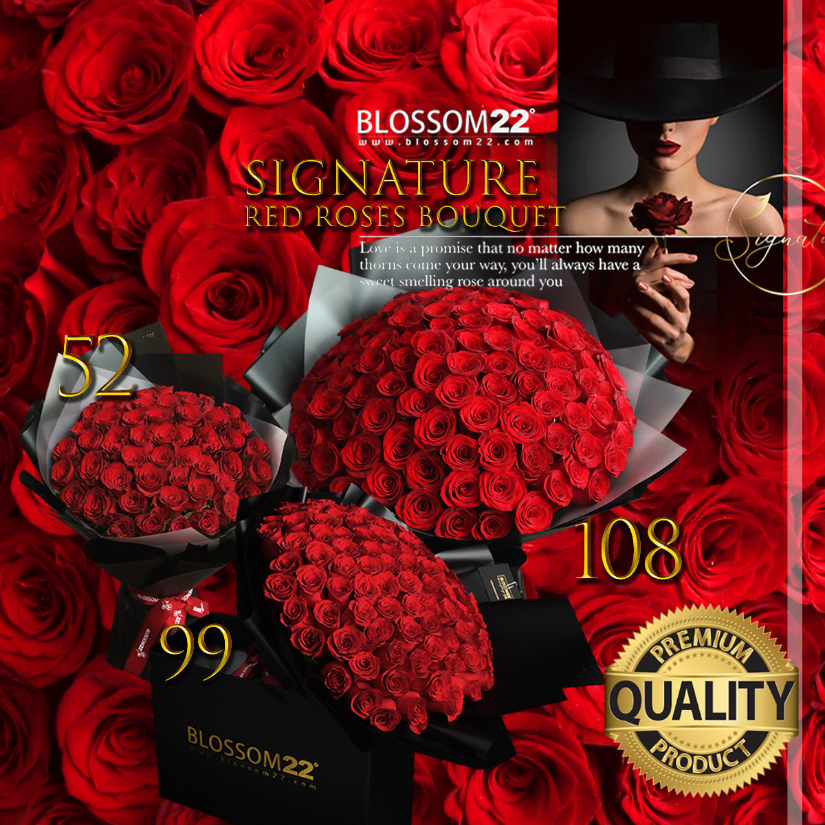 99枝 紅玫瑰求婚花束  99 Red Roses Bouquet