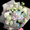 獨角獸淡粉色系玫瑰繡球花束｜Unicorn Color Scheme Rose & Hydrangea Bouquet