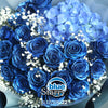 19枝 藍色玫瑰繡球花束｜19 Dyeing Blue Roses & Hydrangea Bouquet (Blue Starry)