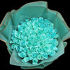 52 蒂芬妮藍玫瑰鮮花束｜52 Tiffany Blue Dyeing Roses Bouquet