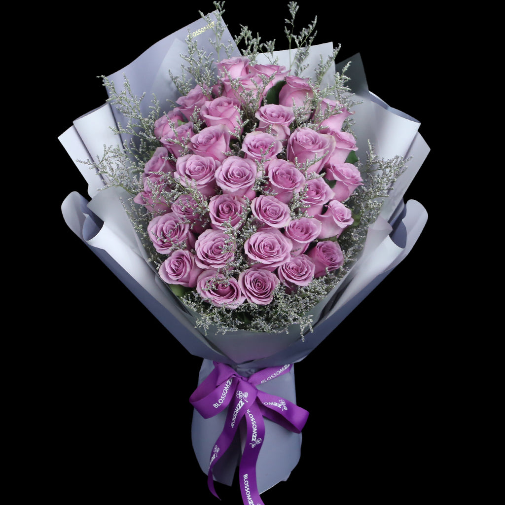 33枝 紫玫瑰花束｜33 Purple Roses Bouquet