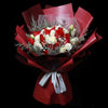 33枝 紅白玫瑰花束｜33 Red and White Roses (RED LOVE 33) 花束 bouquet 鮮花束 Blossom22°
