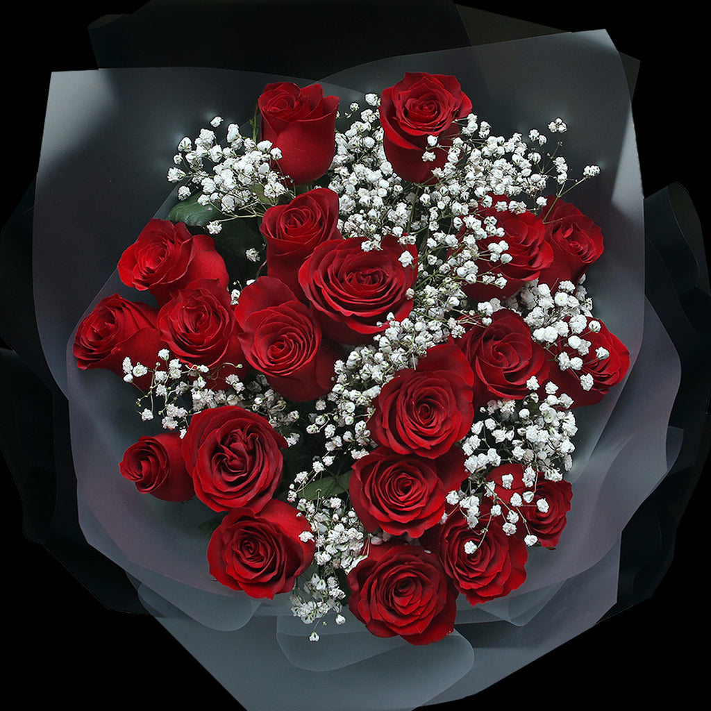 19枝 紅玫瑰花束｜19 Red Roses Signature Bouquet