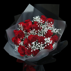 19枝 紅玫瑰花束｜19 Red Roses Signature Bouquet（情人節花束）