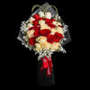 29枝 香檳紅玫瑰花束｜29 Red & Champagne Roses Bouquet（情人節花束)