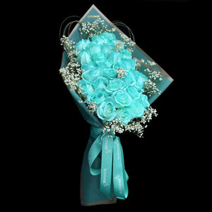 【極罕鮮花】29 蒂芬妮藍玫瑰鮮花束｜29 Tiffany Blue Fresh Bouquet 花束 bouquet 鮮花束 Blossom22°