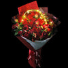 29枝 紅玫瑰及多頭花束｜29 Red & Mini Red Rose bouquet(鵲橋 MAGPIE BRIDGE）
