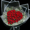 心型紅玫瑰花束｜Heart Shape Red Roses fresh bouquet