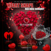 心型紅玫瑰花束｜Heart Shape Red Roses fresh bouquet（情人節花束）