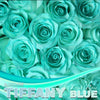 52 蒂芬妮藍玫瑰鮮花束｜52 Tiffany Blue Dyeing Roses Bouquet (情人節花束）