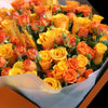 XXL 橙色混合玫瑰花束｜XXL Mixed Orange Roses Bouquet （情人節花束）