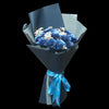 12枝 電藍玫瑰花束｜12 Thunder Blue Dyeing Rose bouquet fresh bouquet 鮮花束 BLOSSOM22