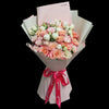 嫩粉玫瑰小玫桔梗花束｜Piggy Rose Mini Rose and Bellflower (Juliet） 花束 bouquet 鮮花束 BLOSSOM22